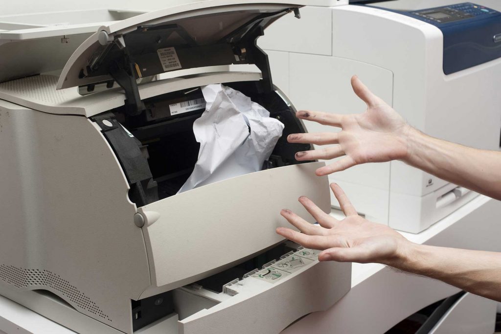 Paper-jam-printer