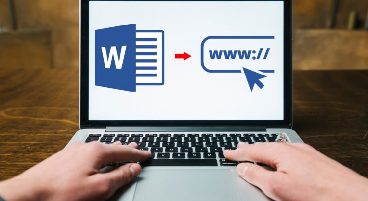save ms word file as webpage