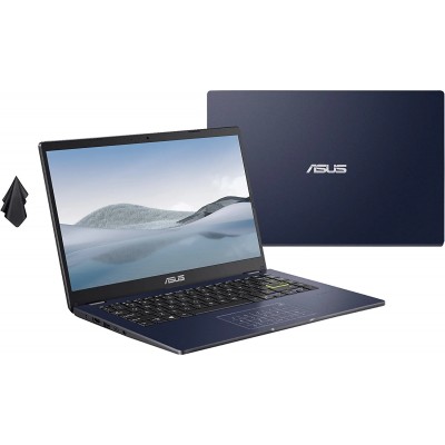2022 ASUS 14" Thin Light Business Student Laptop Computer, Intel Celeron N4020 Processor, 4GB DDR4 RAM, 320 GB Storage, 12Hours Battery, Webcam, Zoom Meeting, Win11 + 1 Year Office 365, Black