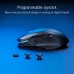 ASUS ROG Chakram X Gaming Mouse - Tri-mode Connectivity (2.4GHz RF, Bluetooth, Wired), 36000 DPI Sensor, 8000 Hz Polling, Detachable Joystick, Paracord USB-C Cable, Aura Sync RGB, Qi Charging, Black