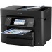 Epson Workforce WF-2850 All-in-One Wireless Color Inkjet Printer, Black - Print Scan Copy Fax - 10 ppm, 5760 x 1440 dpi, 8.5 x 14, Auto 2-Sided Printing, 30-Sheet ADF, Voice-Activated, DAODYANG