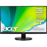 Acer 23.8” Full HD (1920 x 1080) Computer Monitor with AMD Radeon FreeSync Technology, 75Hz, 1ms (VR
