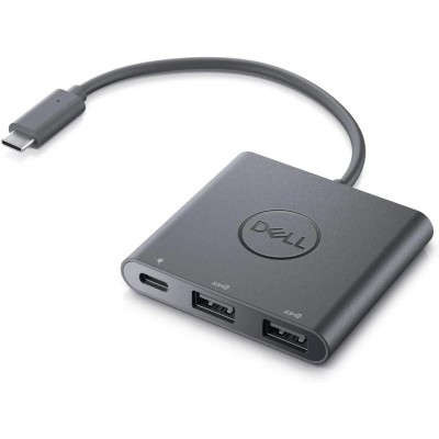 Dell Adapter USB-C to Dual USB-A with Power Pass-Through