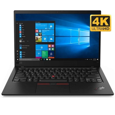 Lenovo ThinkPad X1 Carbon (7th Gen) 20QD - Ultrabook - Core i7 8665U / 1.9 GHz - Win 10 Pro 64-bit - 16 GB RAM - 1 TB SSD TCG Opal Encryption 2, NVMe - 14" IPS (Ultra HD 4K) - UHD Graphics 620 - Black Weave
