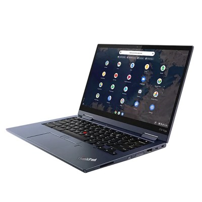 Lenovo ThinkPad C13 Yoga Gen 1 Chromebook 20UX - Flip design - Athlon Gold 3150C / 2.4 GHz - Chrome OS - 4 GB RAM - 32 GB eMMC - 13.3" IPS touchscreen 1920 x 1080 (Full HD) - Radeon Graphics - Bluetooth, Wi-Fi 6 - abyss blue - kbd: US