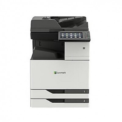 Lexmark CX921DE - Multifunction printer - color - laser - 11.7 in x 17 in (original) - Tabloid Extra (12 in x 18 in), SRA3 (12.6 in x 17.7 in) (media) - up to 35 ppm (copying) - up to 35 ppm (printing) - 1150 sheets - 33.6 Kbps - USB 2.0, Gigabit LAN, USB