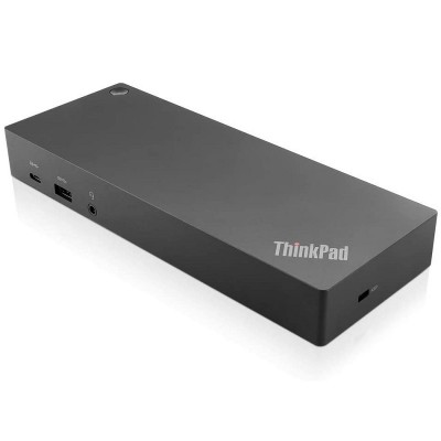 Lenovo ThinkPad Hybrid USB-C with USB-A Dock - Docking station - USB-C - 2 x HDMI, 2 x DP - GigE - 135 Watt - United States - for Miix 520-12IKB; Tablet 10; ThinkPad E480; E580; L380; L380 Yoga; L470; L480; L580; P51s; P52s; T25; T470; T470p; T470s; T480;