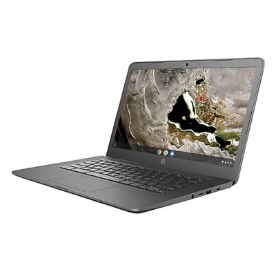 HP Chromebook Enterprise 14A G5 - A4 9120C / 1.6 GHz - Chrome OS with Chrome Enterprise Upgrade - 4 GB RAM - 32 GB eMMC - 14" TN touchscreen 1366 x 768 (HD) - Radeon R4 - Wi-Fi, Bluetooth - chalkboard gray - kbd: US