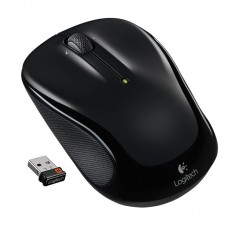 Logitech M325 Optical Wireless Ambidextrous Mouse, Black
