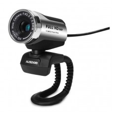 Ausdom AW615 - Web camera - color - 12 MP - 1920 x 1080 - 720p, 1080p - fixed focal - audio - USB 2.