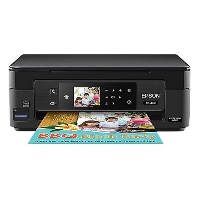 Epson Expression Home XP-440 Small-in-One - Multifunction printer - color - ink-jet - 8.5 in x 11.7 in (original) - A4/Legal (media) - up to 10 ppm (printing) - 100 sheets - USB 2.0, Wi-Fi(n)