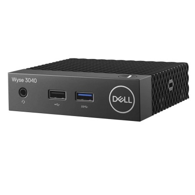 Dell Wyse 3040 - Thin client - DTS - 1 x Atom x5 Z8350 / 1.44 GHz - RAM 2 GB - flash - eMMC 16 GB - HD Graphics - Wyse Thin OS