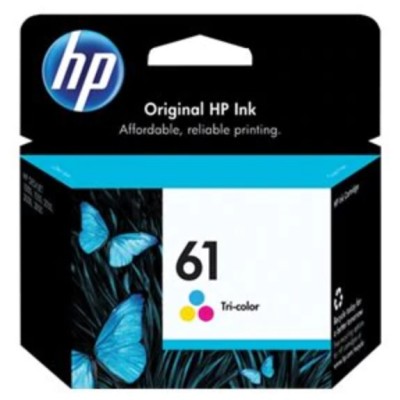 HP 61 - 3 ml - color (cyan, magenta, yellow) - original - ink cartridge - for Deskjet 1000 J110, 10XX, 15XX, 25XX, 35XX; Envy 45XX, 55XX; Officejet 2620, 46XX