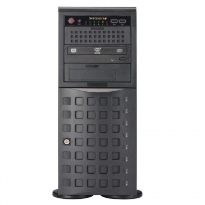 Supermicro SC745 TQ-R920B - Tower - 4U - extended ATX - SATA/SAS - hot-swap 920 Watt - black - USB