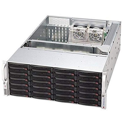 Supermicro SC846 BE2C-R1K28B - Rack-mountable - 4U - enhanced extended ATX - SATA/SAS - hot-swap 1280 Watt - black