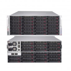Supermicro SC847 E2C-R1K28JBOD - Rack-mountable - 4U - SATA/SAS - hot-swap 1280 Watt - black