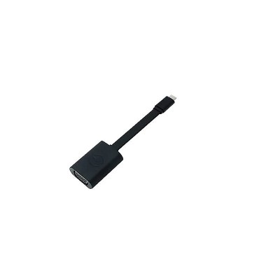 Dell USB type C-to-VGA Adapter - Display adapter - HD-15 (VGA) (F) to USB-C (M) - black - for Latitude 54XX, 55XX, 73XX 2-in-1, 74XX; Precision 3240; Precision Mobile Workstation 75XX