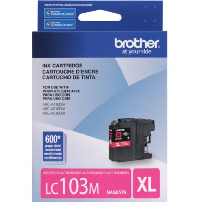 Brother LC-103M - High Yield - magenta - original - ink cartridge - for Brother DCP-J152, MFC-J245, J285, J450, J470, J475, J650, J6520, J6720, J6920, J870, J875