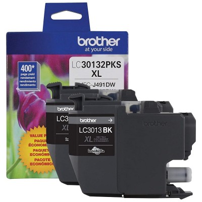 Brother LC-30132PKS - 2-pack - High Yield - black - original - ink cartridge - for Brother MFC-J491DW, MFC-J497DW, MFC-J690DW, MFC-J895DW