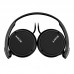 Sony - ZX Series Wired On-Ear Headphones - Black