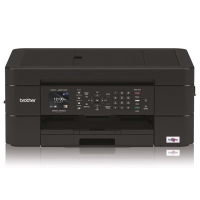 Brother MFC-J491DW - Multifunction printer - color - ink-jet - Legal (8.5 in x 14 in) (original) - A4/Legal (media) - up to 6 ppm (copying) - up to 12 ppm (printing) - 100 sheets - 14.4 Kbps - USB 2.0, Wi-Fi(n)
