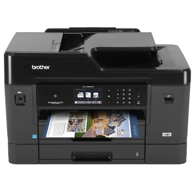Brother MFC-J6930DW - Multifunction printer - color - ink-jet - Ledger/A3 (11.7 in x 17 in) (original) - A3/Ledger (media) - up to 12 ppm (copying) - up to 35 ppm (printing) - 600 sheets - 33.6 Kbps - USB 2.0, LAN, Wi-Fi(n), NFC, USB 2.0 host