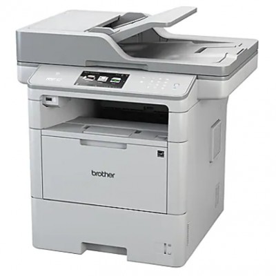 Brother MFC-L6900DW - Multifunction printer - B/W - laser - Legal (8.5 in x 14 in) (original) - A4/Legal (media) - up to 52 ppm (copying) - up to 52 ppm (printing) - 570 sheets - 33.6 Kbps - USB 2.0, Gigabit LAN, Wi-Fi(n), USB host, NFC