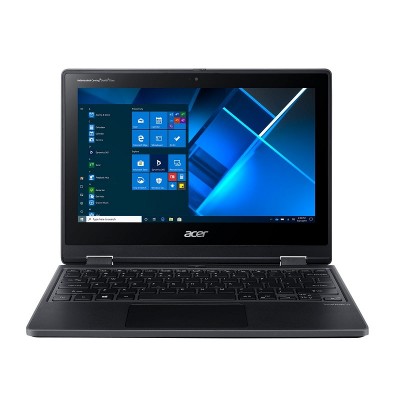 Acer TravelMate Spin B3 TMB311R-31-C6M4 - Flip design - Celeron N4120 / 1.1 GHz - Win 10 Pro 64-bit National Academic - 4 GB RAM - 128 GB eMMC - 11.6" AHVA touchscreen 1366 x 768 (HD) - UHD Graphics 600 - Wi-Fi 5, Bluetooth - shale black 