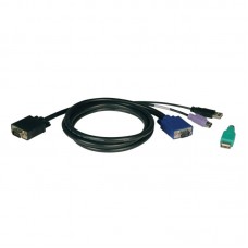 Tripp Lite 10ft USB / PS2 Cable Kit for KVM Switches B040 / B042 Series KVMs 10' - Keyboard / video 