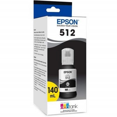 Epson 512 With Sensor - 140 ml - black - original - ink tank - for EcoTank ET-7700, ET-7750; Expression Premium ET-7700, ET-7750