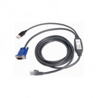 Avocent - Video / USB cable - USB, HD-15 (VGA) (M) to RJ-45 (M) - 7 ft