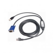 Avocent - Video / USB cable - USB, HD-15 (VGA) (M) to RJ-45 (M) - 7 ft