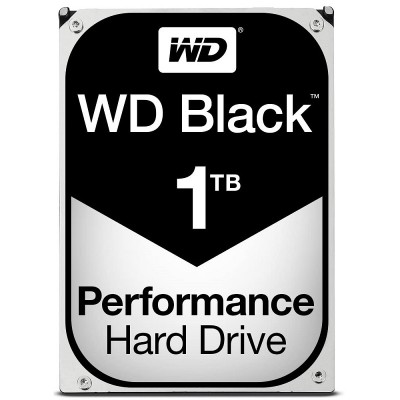 Western Digital 1TB WD Black Internal Hard Drive (Desktop) - 7200 RPM, SATA 6 Gb/s, 64 MB Cache, 3.5" - WD1003FZEX