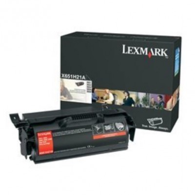 Lexmark for Label Applications - Black - original - ink cartridge - for Lexmark X651, X652, X652de 7462, X654, X656, X658